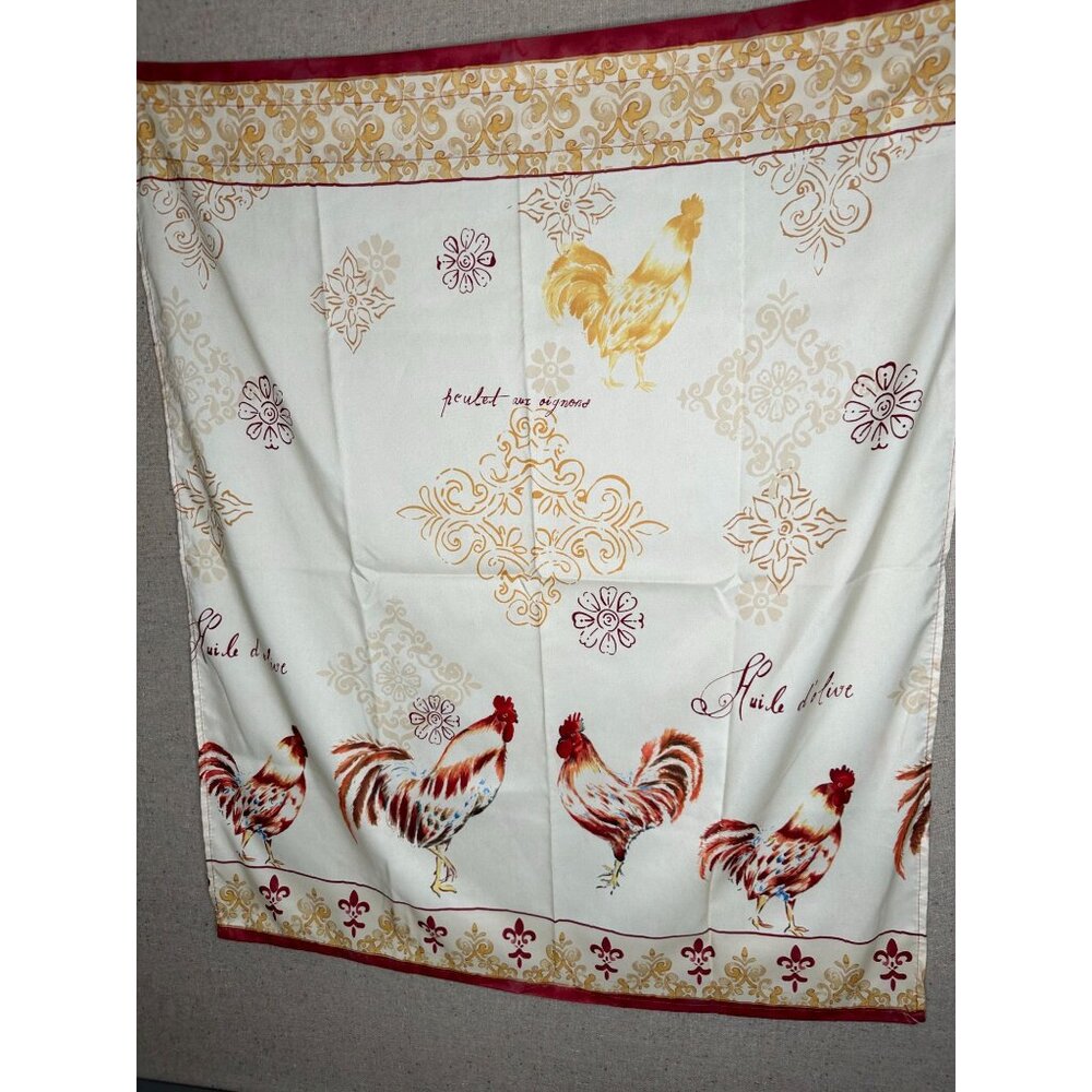 Better Homes and Garden Curtains Roosters set